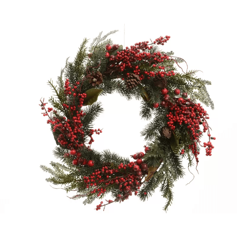 Ghirlanda con bacche rosse 60cm diametro Kaemingk - Brico Sapiens - L' evoluzione del fai da te Ghirlanda con bacche rosse 60cm diametro Kaemingk - Brico Sapiens - L' evoluzione del fai da te